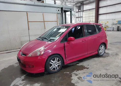 2007 Honda Fit Sport из США, поврежденный, VIN JHMGD38677S024614